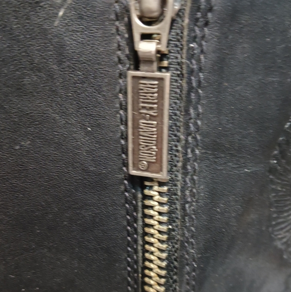 Harley Davidson women's high boots  #82015 used Sz. 7.5m - Picture 8 of 11